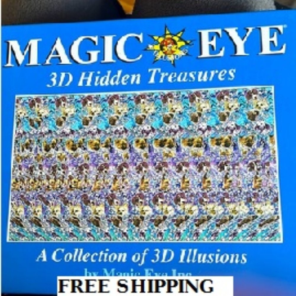 2/$22 - Magic Eye 3D Hidden Treasures - FREE SHIPPING